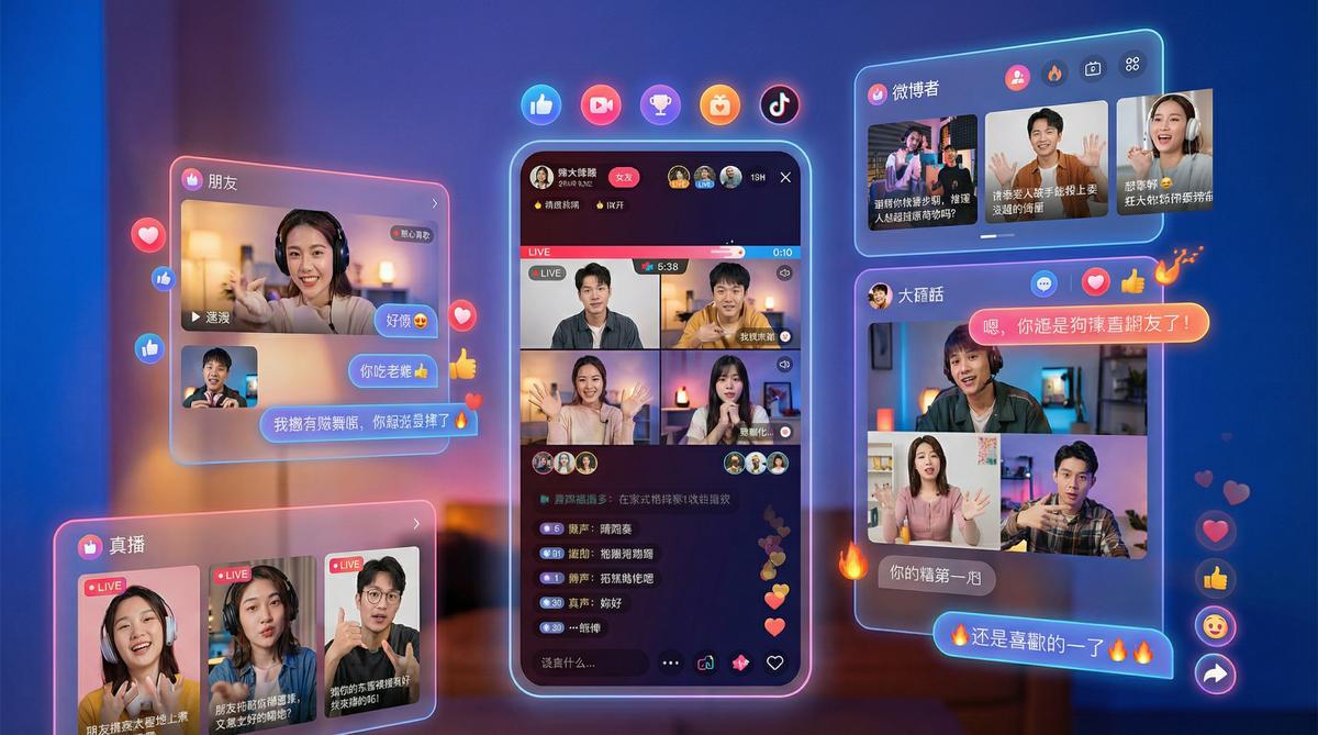 抖荫短视频社区互动视频