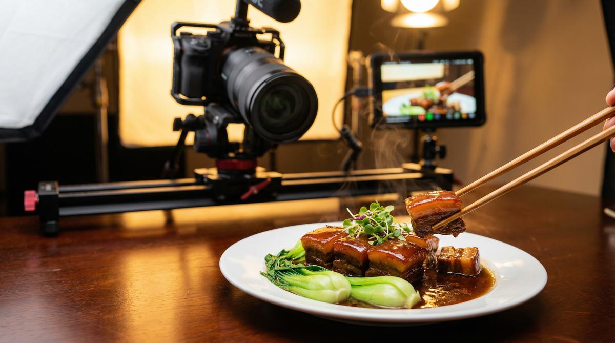 抖荫短视频美食视频教程